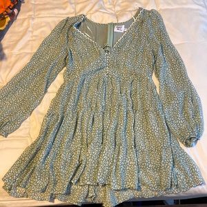Long sleeve princess polly dress